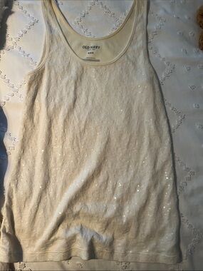 Old Navy Cream Tank Top